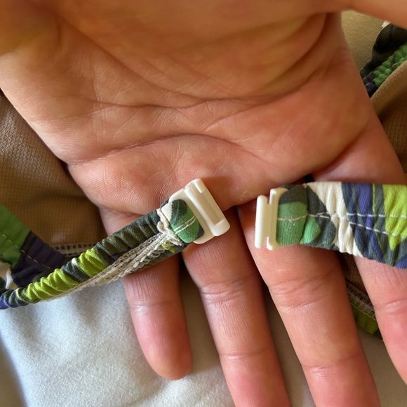 Multicolor leaf life pattern two piece bikini bathing suit - Picture 9 of 11